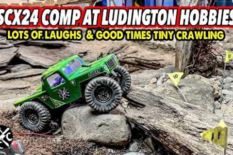 Mini Comps Are The New Cool. SCX24 Comp At Ludington Hobbies.