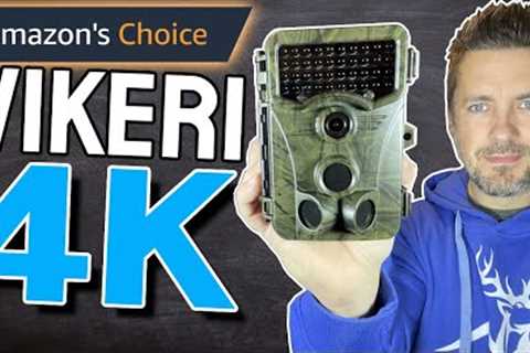 Vikeri 4K Trail Camera: Unbox, Demo &amp; Review. 32MP 0.1s Trigger Time Motion Activated 120° Wide ..