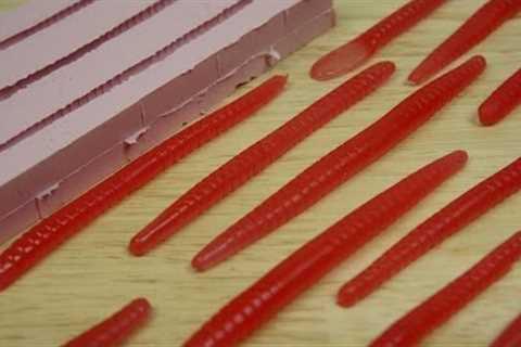 Making Simple Soft Plastic Worm, Fishing Lures