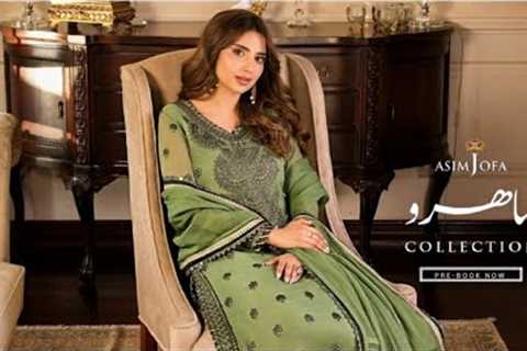 Maahru collection by Asim Jofa | Unstitch collection in Amazing prices