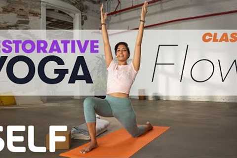Restorative Yoga: Beginner Foundations Flow - Class 1 | Sweat With SELF