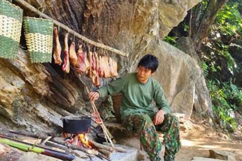 FULL VIDEO 365 DAYS;  adventure, wild survival in the jungle alone, skill, instinct