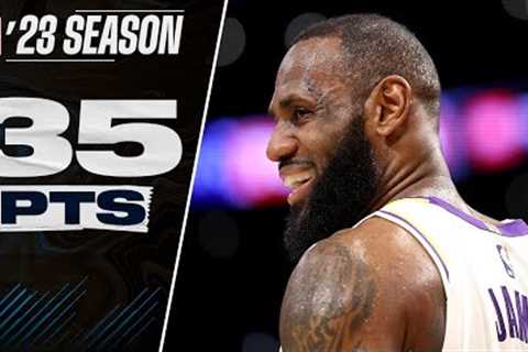 LeBron James with 35 PTS, 10 AST, 8 REB vs 76ers | FULL HIGHLIGHTS