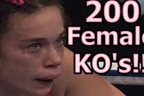 200 FEMALE BOXING KNOCKOUTS !!
