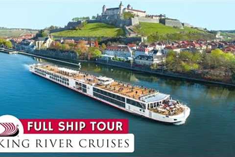 Viking River Cruises | Viking Longship Full Walkthrough Tour &amp; Review 4K | All Public Spaces