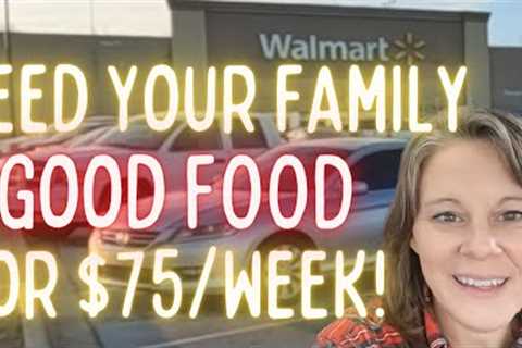 $75 REAL Food LARGE Family WEEK Long MEAL Plan w/ Recipes &amp; Grocery List! #cooking #budgetmeals