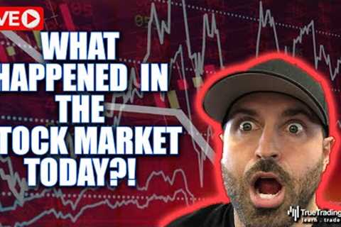 WHAT HAPPENED in The Stock Market Today as Earnings Start? Find Out During Our Stock Market LIVE!