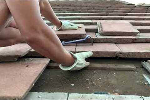 How To  Replace Concrete Roof Tile And Repair Leaks