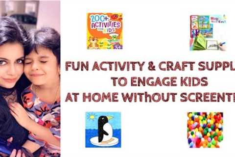 CRAFT &amp; ACTIVITY TO ENGAGE KIDS AT HOME #amazonfinds #diy