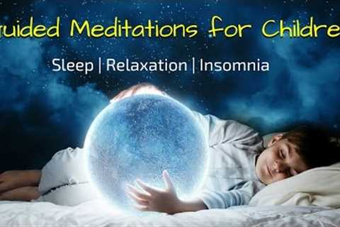 Guided Meditations for Kids to Sleep | Sleep Meditation for Children (5 in 1) | Bedtime Relaxation