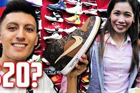 Philippines Fake Market SPREE! GREENHILLS Sneaker Shopping (Manila)