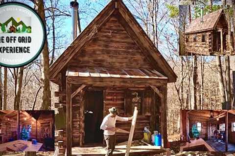 How I Built This Log Cabin Alone Using 2x8 Lumber and How Much it Cost