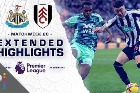 Newcastle United v. Fulham | PREMIER LEAGUE HIGHLIGHTS | 1/15/2023 | NBC Sports