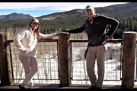 DIY Deck Railing: Installing Cheap &amp; Stylish Panels on Our Log Deck