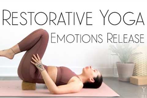 20 Minute Restorative Yoga for Stress &amp; Emotional Relief