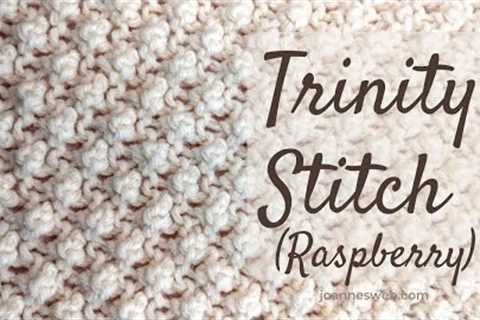 Trinity Stitch Knitting Pattern Video Tutorial