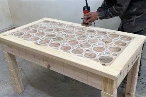 Amazing Woodworking Skills And Ingenious - Beautiful Unique Coffee Table Design Ideas