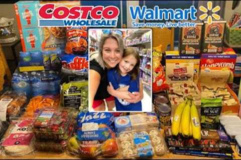 Grocery Haul! Shop With Us @ Walmart &amp; Costco! BED Life Hack!!