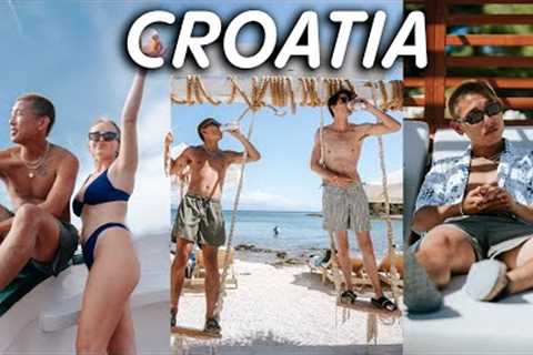 CROATIA VLOG | Island Hopping on a Private Boat &amp; Water Park