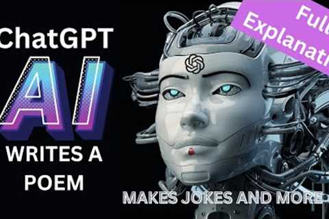 ROBOT Writes a POEM and JOKES about a Mac Pro - ChatGPT and AI Explained