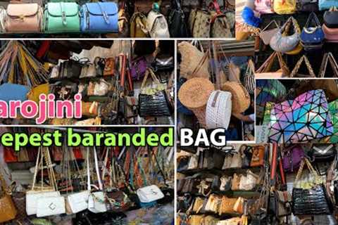 Sarojini Nagar Market Delhi Branded Bags Collection || Online Available  || Hindi