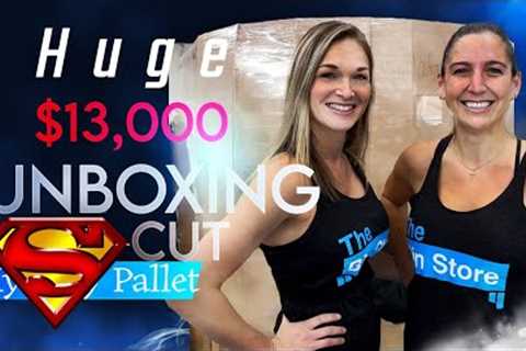 SUPERCUT Amazon return Pallets Unboxing: $13,000  4K 2023 Mystery Box fun with Jen &amp; Brandi