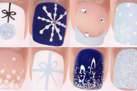 TRENDY CHRISTMAS NAIL DESIGNS  |  Christmas nail art compilation using gel nail polish at home