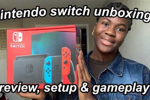 Nintendo Switch Unboxing, Setup, Review &amp; night in the woods Gameplay!