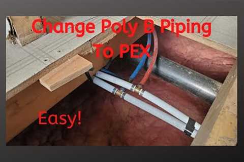 Change The Old Poly B Plumbing Pipes In Your Mobile Home To PEX : E052 / BC Renovation Magazine