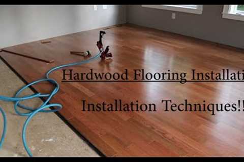 How to Install Hardwood Flooring Install (Episode 2 Installation)