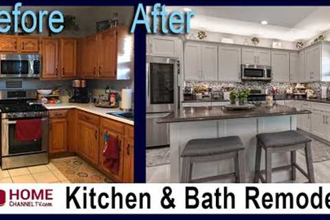 Kitchen &amp; Bathroom Remodel - Before &amp; After - White Kitchen Design Makeover