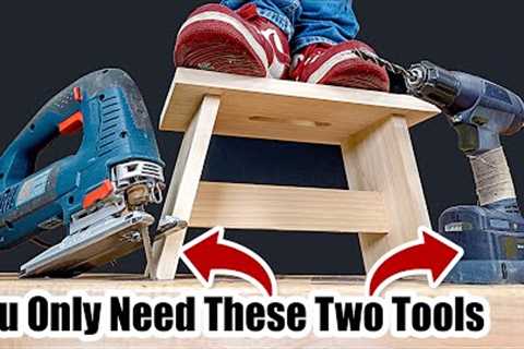 A Basic Stool. Your First Woodworking Project