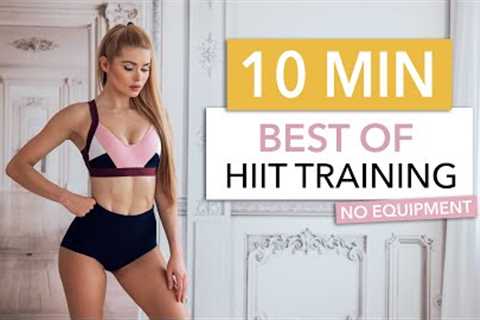 10 MIN BEST OF HIIT - a compilation of the best parts of my HIIT workouts - INTENSE I Pamela Reif
