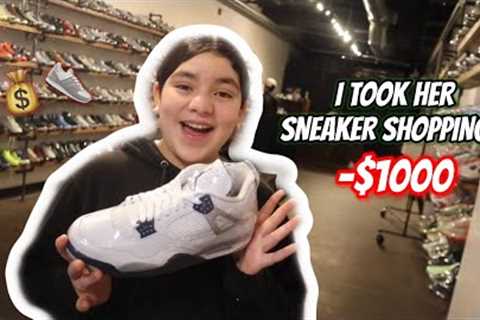 I TOOK HER ON A SNEAKER SHOPPING SPREE!!