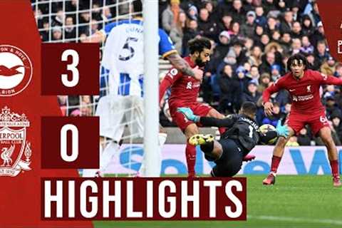 Highlights: Brighton &amp; Hove Albion 3-0 Liverpool | Reds beaten at the AMEX