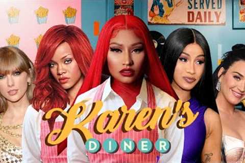 Celebrities at Karen's Diner