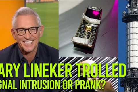 Gary Lineker Trolled LIVE On BBC1 - A Signal Intrusion Or Prank?