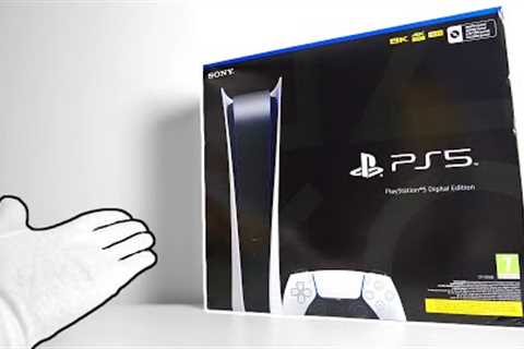 PS5 Digital Edition Unboxing - Sony PlayStation 5 Next Gen Console + Ultra Rare Press Kit
