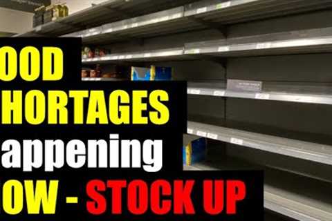 JUST RELEASED - SHORTAGES happening NOW – STOCK UP!