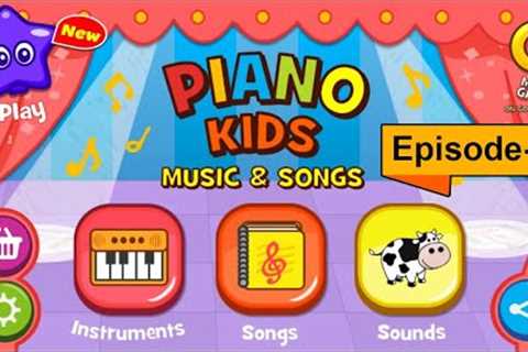 Piano Kids - Music Songs | Fun musical games | cartoon 2023 | Episode-01@adventurebabytv