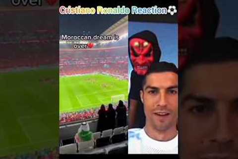 Cristiano Ronaldo Reaction⚽#cristianoronaldo