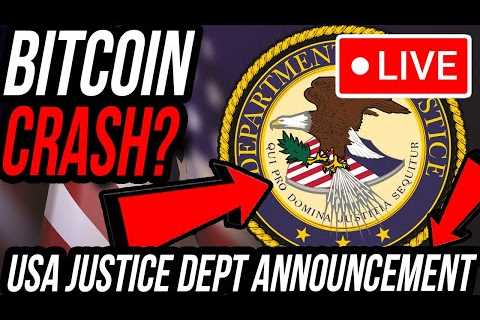 US JUSTICE DEPTARTMENT CRYPTO ANNOUNCEMENT LIVE 🚨 TOP 100X ALTCOINS 2023! XTP &amp; BITCOIN..