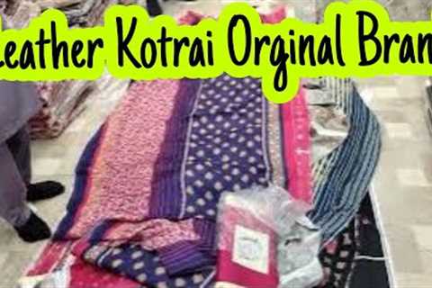 Leather Kotrai Pashmina Shawal digital Print Design Online Shoping Sargodha