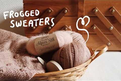 Frogged Sweaters ✿ Knit Knacks 06 ✿ knitting podcast