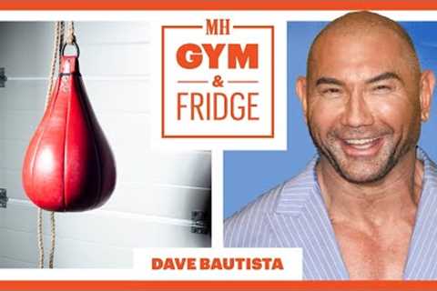 Dave Bautista Shows Off His Home Gym And Fridge | Gym &amp; Fridge | Men's Health