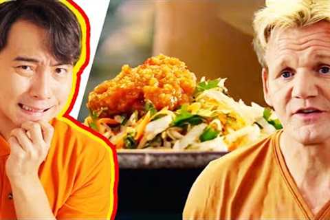 Uncle Roger Review GORDON RAMSAY Thai Papaya Salad