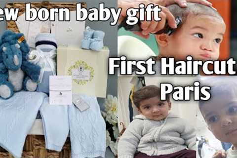 First Time HireCut in Paris| Little Boy Haircut |New born baby shopping