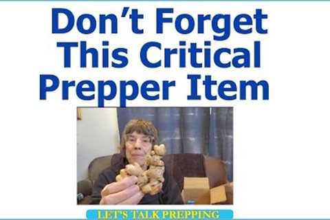 A Critical Prepping Need Get It Now While You Can