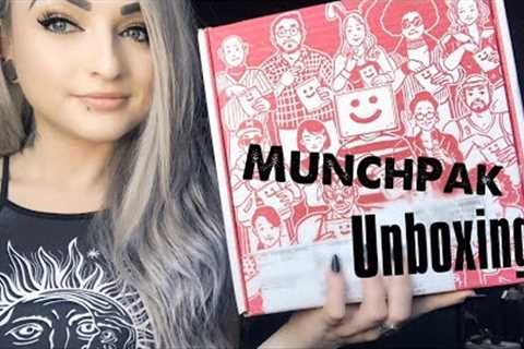 Munchpak Subscription Box Unboxing &amp; Food Taste Test!
