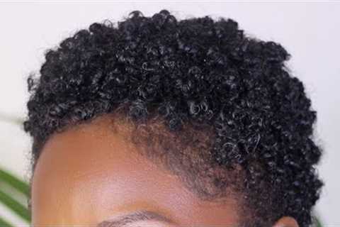 Best Method for Super Defined Curls | Short Hair | 4C | Tapered fro | How to style TWA ❤️